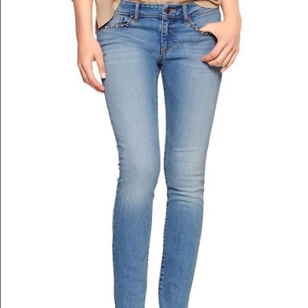 Gap | Metal Stud Detail Skinny Jeans Size 25